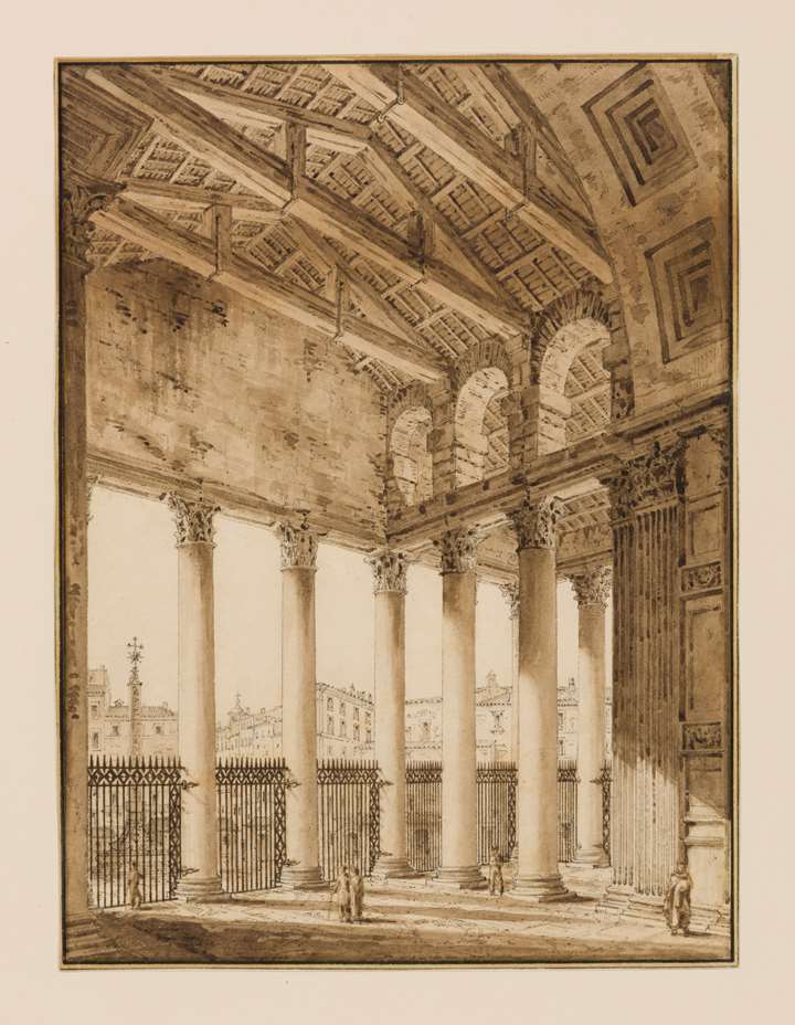 The Portico of the Pantheon, Rome